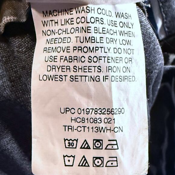 Haggar Cool Performance Dress Pants Mens Charcoal Tapered Slacks Size 34/29 - Picture 6 of 7